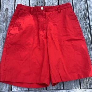 Tommy Hilfiger Red COTTON Bermudas, Golf. Size 6. Immaculate.